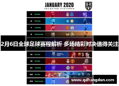 2月6日全球足球赛程解析 多场精彩对决值得关注